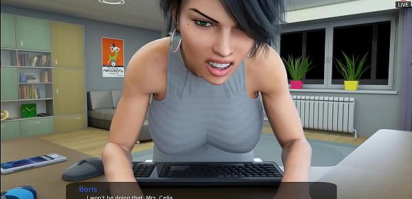 trends8-Milfy City - v0.6e - Part 8 - Giving orders to Celia via Skype (dubbing)